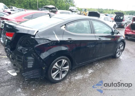 2015 Hyundai Elantra Sport из США, поврежденный, VIN KMHDH4AH3FU237634